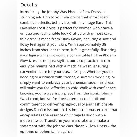 Johnny Was Dress Plus Size Flowy Phoenix Pastel long sleeve with slip lilac XL - Picture 4 of 4